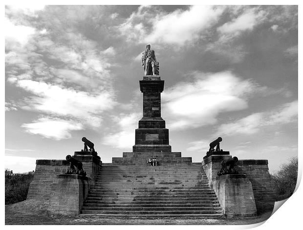  Collingwood Memorial, Tynemouth Print by Alexander Perry