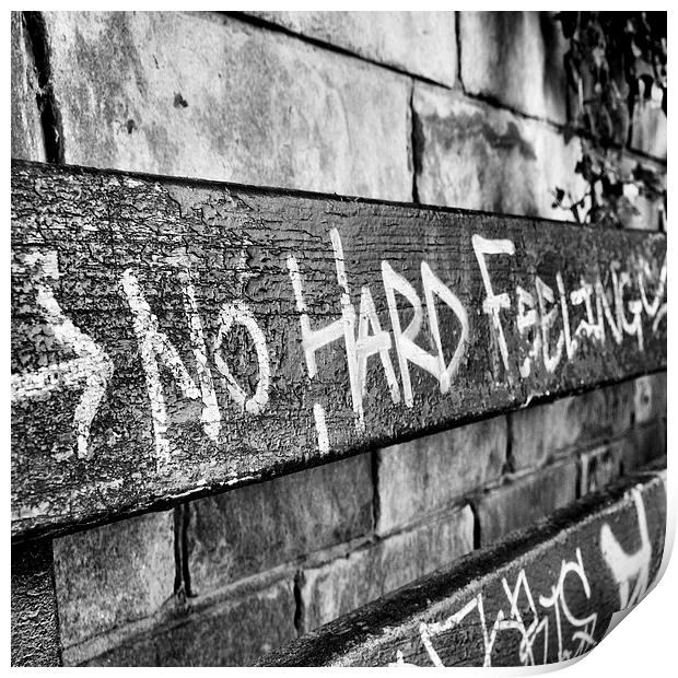  No Hard Feeling Print by Alexander Perry