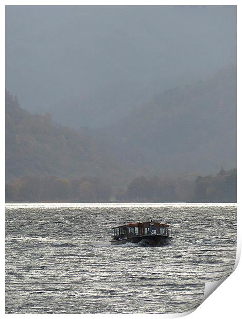  Launch on Derwentwater Print by Darren and Amanda Leetham