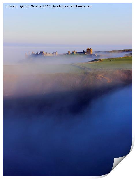 Castle In The Mist Print by Eric Watson