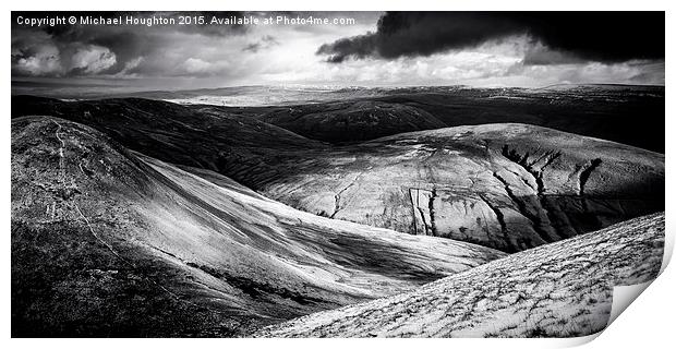 Winter in the Howgills  Print by Michael Houghton