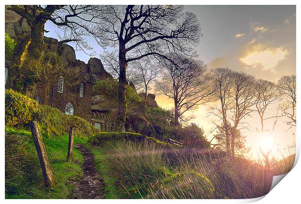  The Rockhall Cottage Print by Andy Evans