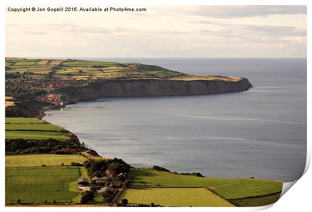 Robin Hood's Bay Print by Jon Gopsill