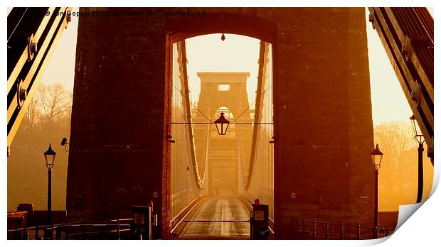   Clifton Suspension Bridge Print by Jon Gopsill