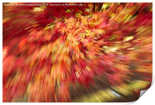  Autumn Burst Print by Danny Kidby-Hunter
