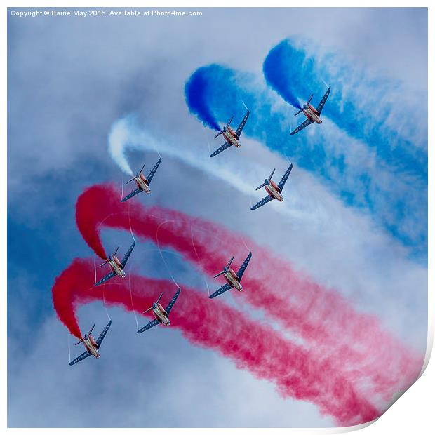 Patrouille de France Print by Barrie May