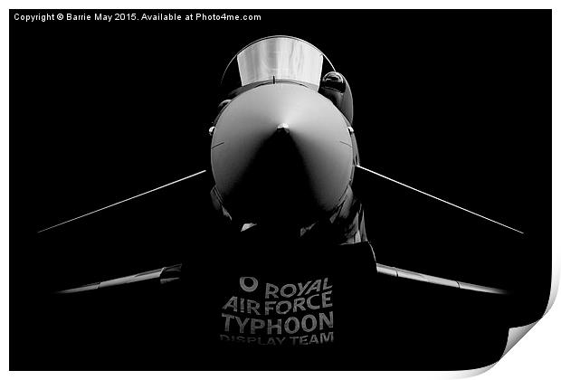 The Typhoon Print by Barrie May