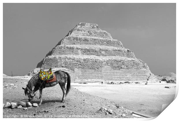 Saqqara Colours Print by Gordon Stein