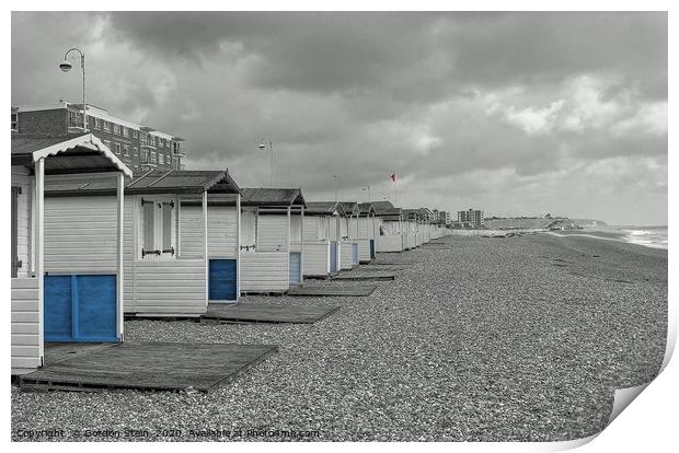 Bexhill Blues Print by Gordon Stein