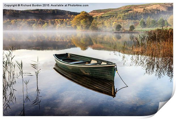  Safe Haven, Loch Ard Print by Richard Burdon