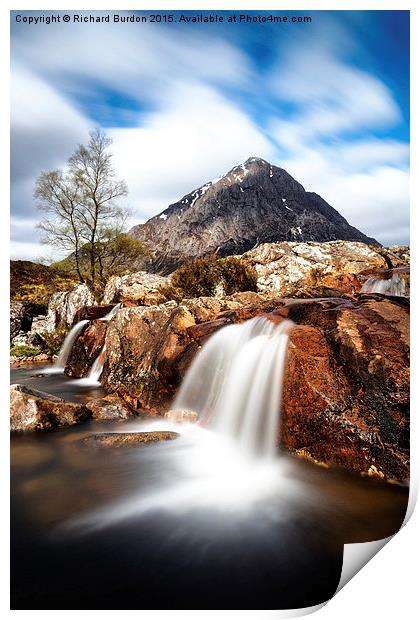  Buachaille Etive Mor Print by Richard Burdon