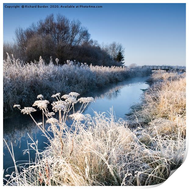 Frosty Morning, Costa Beck Print by Richard Burdon