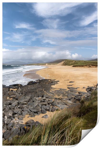 Traigh Mor Beach Print by Richard Burdon