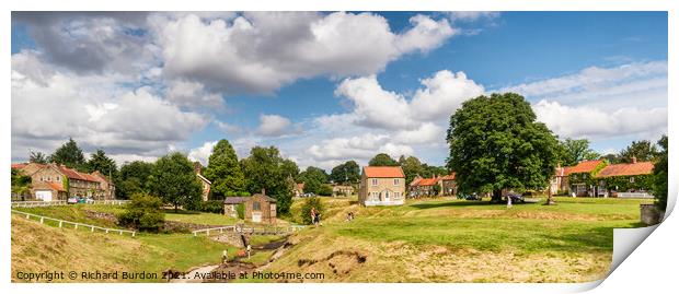 Hutton le Hole in Summer Print by Richard Burdon