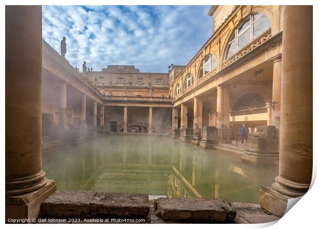 Walking  around Bath Historic city centre , England UK Print by Gail Johnson