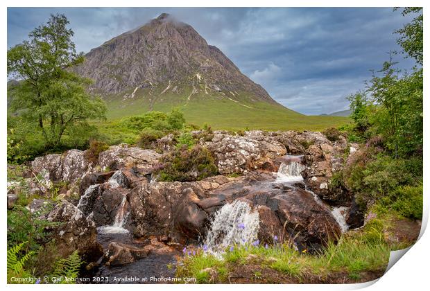 Outdoor mountain Print by Gail Johnson