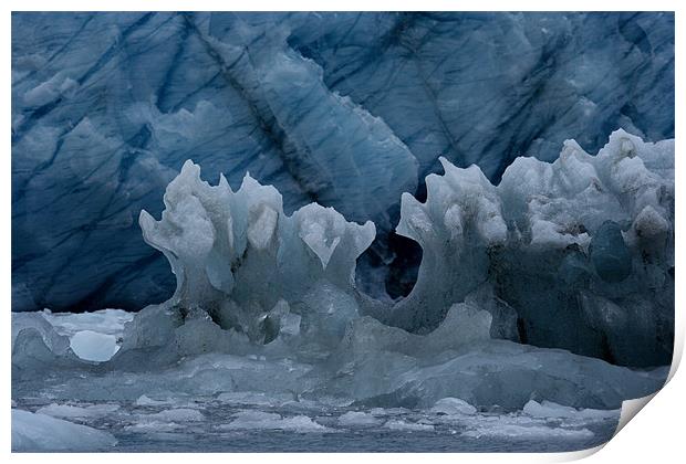 Glacier Ice Print by Gail Johnson