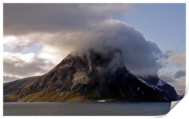 Views around Svalbard Print by Gail Johnson