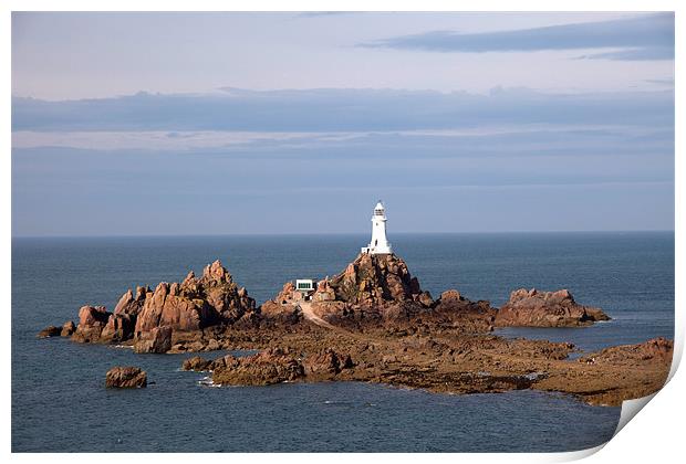 Corbiere Lighthouse Print by Gail Johnson