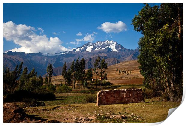 Sacred Valley Print by Gail Johnson