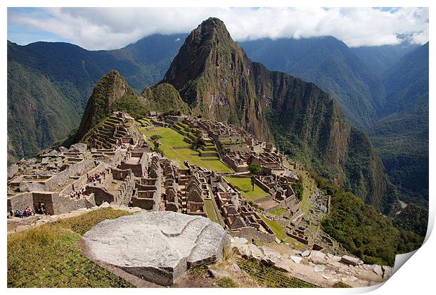 Machu Picchu Print by Gail Johnson