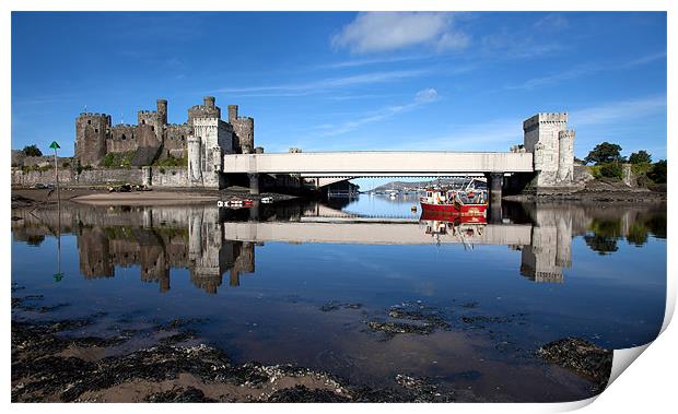 Conwy Castle Print by Gail Johnson
