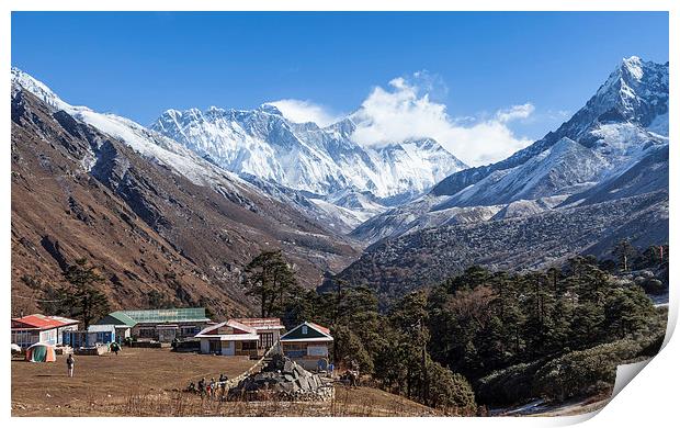 View to Everest Print by Gail Johnson