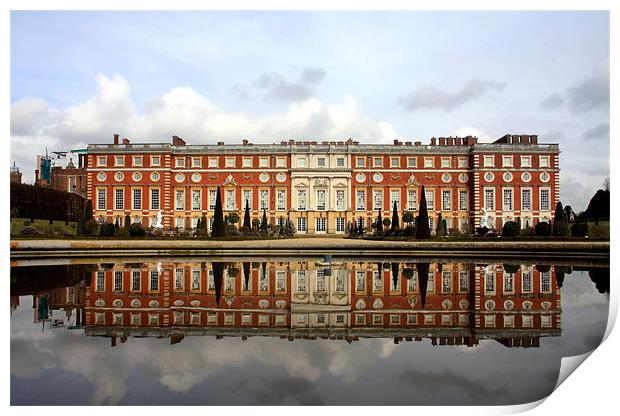 Hampton Court Palace Print by Gail Johnson