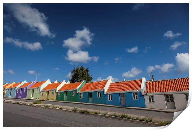 Views around Curacao Caribbean island Print by Gail Johnson