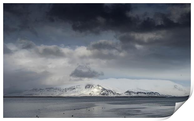 Icelandic Views Print by Gail Johnson