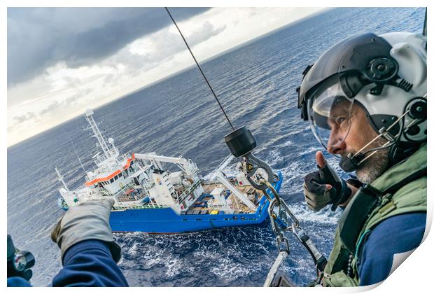 The Dutch Caribbean Coastguard Print by Gail Johnson