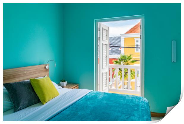   Beautiful Room  Views around Curacao Print by Gail Johnson