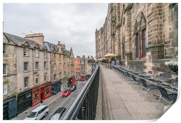  Edinburgh City , Scotland Print by Gail Johnson