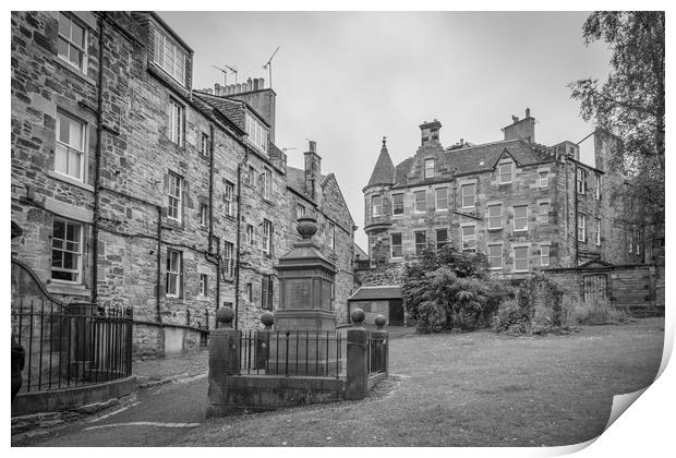 Greyfriars Graveyard Edinburgh City , Scotland Print by Gail Johnson