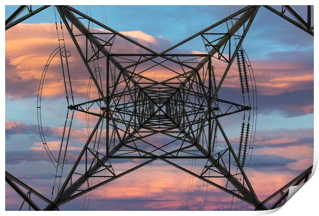 Pylon 05 Print by Glen Allen