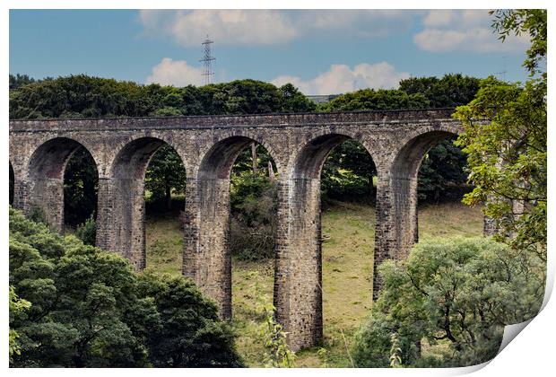 Thornton Viaduct West Yorkshire 04 Print by Glen Allen