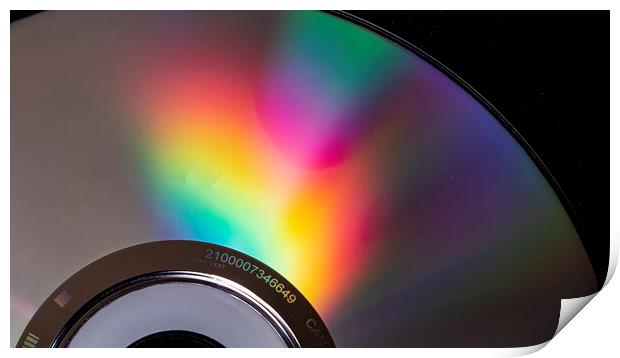 DVD Rainbow Print by Glen Allen