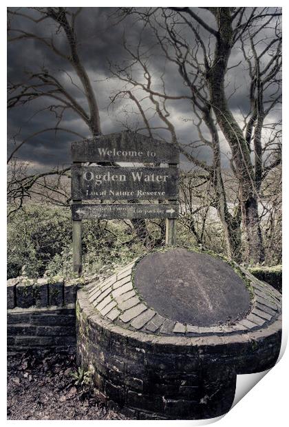 Welcome to Ogden Water  Print by Glen Allen