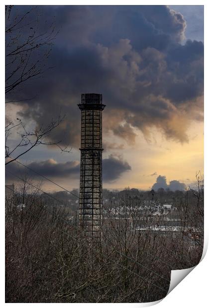 Nestle Chimney - Halifax Print by Glen Allen
