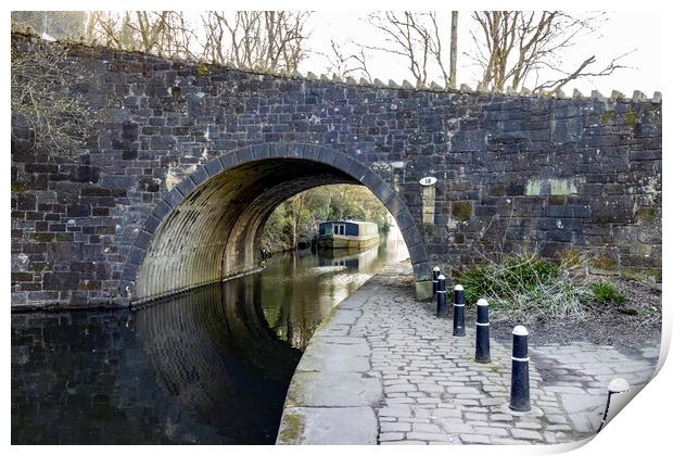 Bridge 18 Rochdale Canal Print by Glen Allen