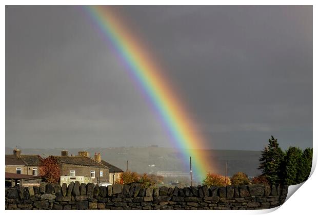 Rainbow over Norland Print by Glen Allen