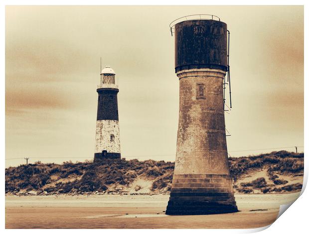 Spurn Point Toned  Print by Glen Allen