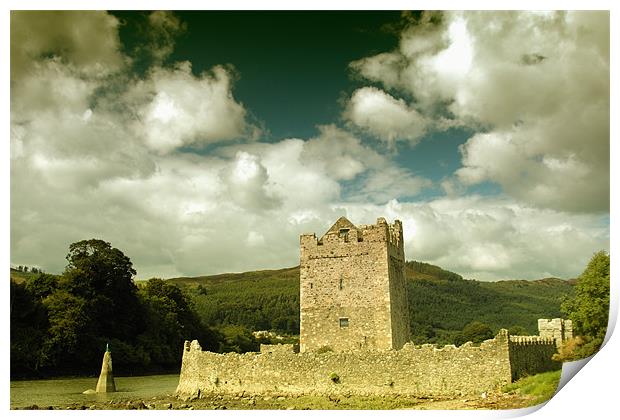 Narrow Water Castle Print by Stephen Maxwell