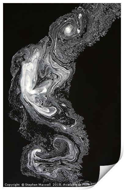 Foam and Froth                               Print by Stephen Maxwell
