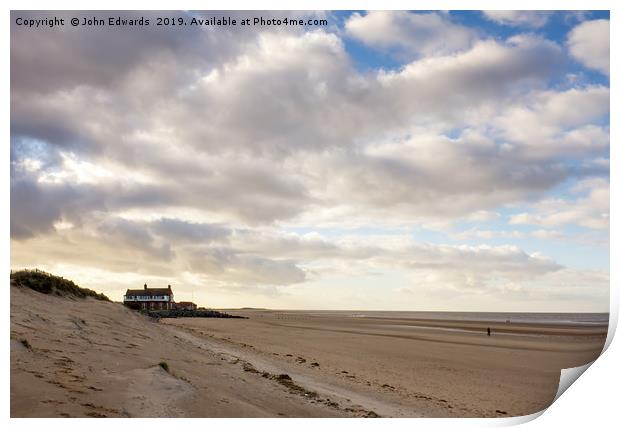 Brancaster Beach Print by John Edwards