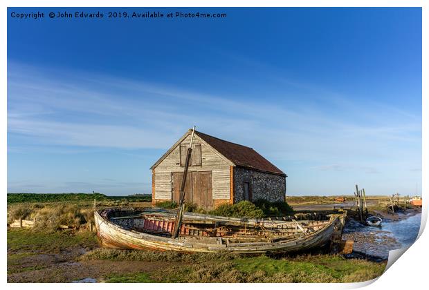 Lonely Beauty Print by John Edwards