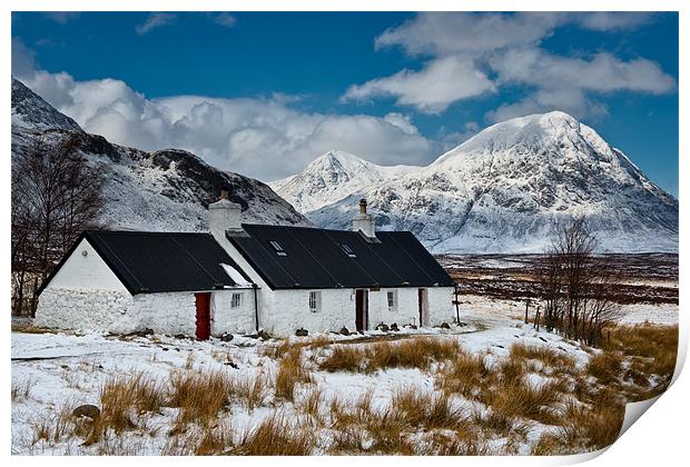 Black Rock Cottage Print by Sharpimage NET