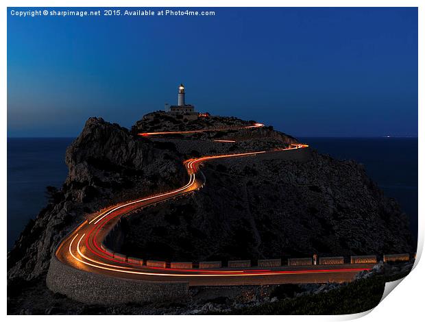 Cap de Formentor Lighthouse Print by Sharpimage NET