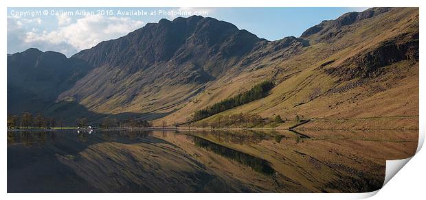 Reflections of Buttermere  Print by Callum Aitken