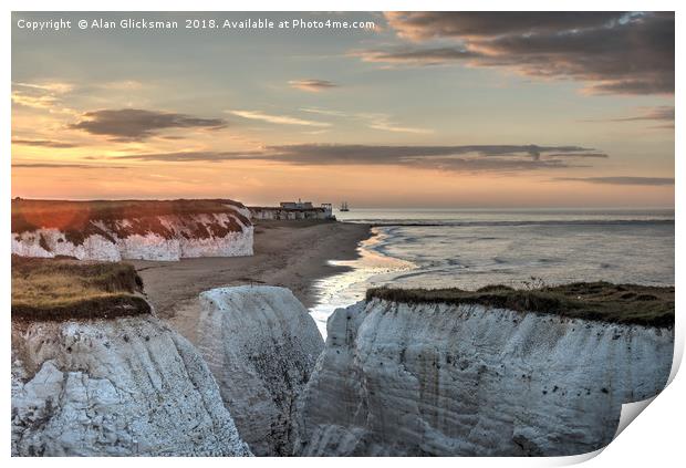 Looking out across Botney bay Print by Alan Glicksman